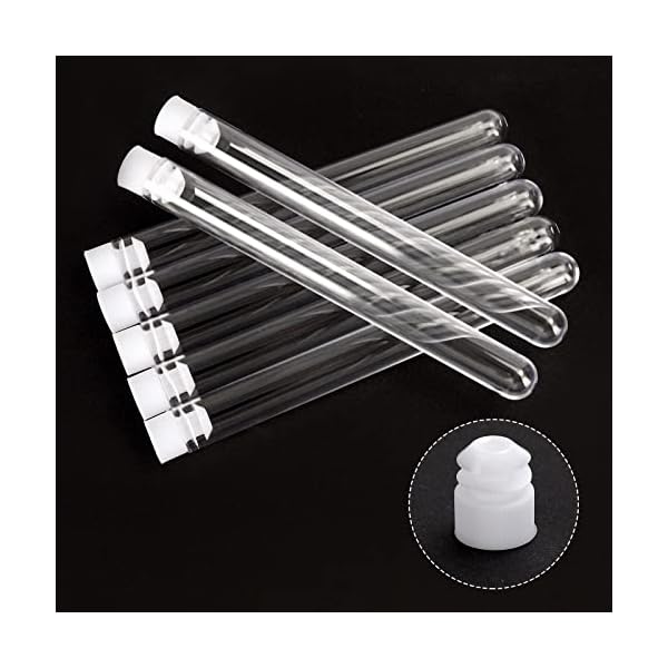 SUPERLELE-48-Pack-Plastic-Test-Tubes-with-Caps-16x150mm25ml-Plastic-Tubes-for-Plants-Lash-Wands-Party-Supplies-Scientific-Experiments SUPERLELE-48-Pack-Plastic-Test-Tubes-with-Caps-16x150mm25ml-Plastic-Tubes-for-Plants-Lash-Wands-Party-Supplies-Scientific-Experiments
