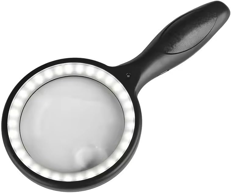 High-Definition Charging Handheld Magnifying Glass LED Light Reading