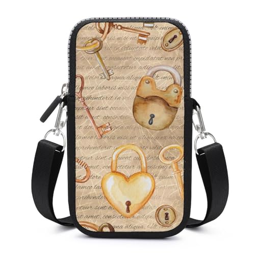 Sacoche téléphone femme et homme pour ranger cartes et mobile sans encombrement