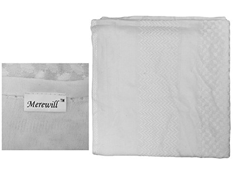 Image of Merewill Cotton Shemagh Tactical Desert Wrap Keffiyeh Head Neck Arab Scarf For Men 49 inchx49 inch