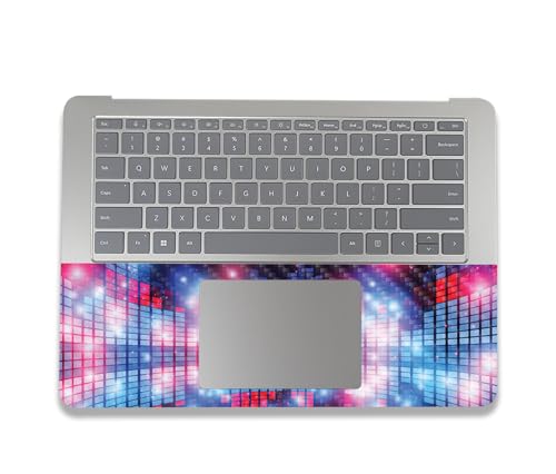 Image of MightySkins Carbon Fiber Skin Compatible with Microsoft Surface Laptop Studio 2 (2023) Full Wrap Kit - Neon Eq | Protective, Durable Textured Carbon Fiber Finish | Easy to Apply | Made in The USA