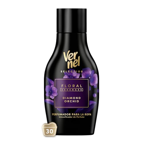 Vernel Scent Booster Floral Essences Diamond Orchid (30 lavados), Perfumador para la ropa, intensificador de aroma para la colada con fragancia intensa y extra duradera