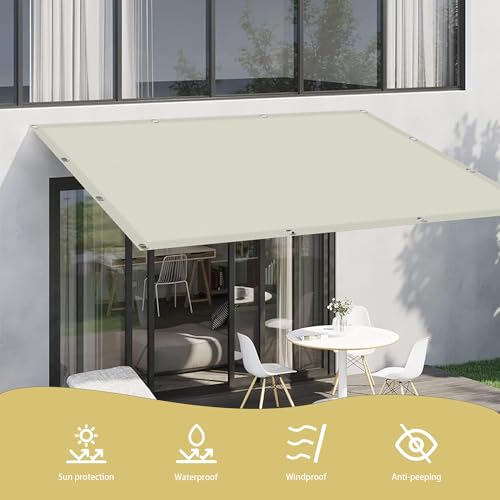 Voiles ombrages rectangulaire pour bloquer la chaleur du soleil - 5