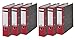 Produktbild Leitz 1080 Qualitäts-Ordner 180A mit Schlitzen A4 Breit, 6 Stück im Sparpack (rot, 2)