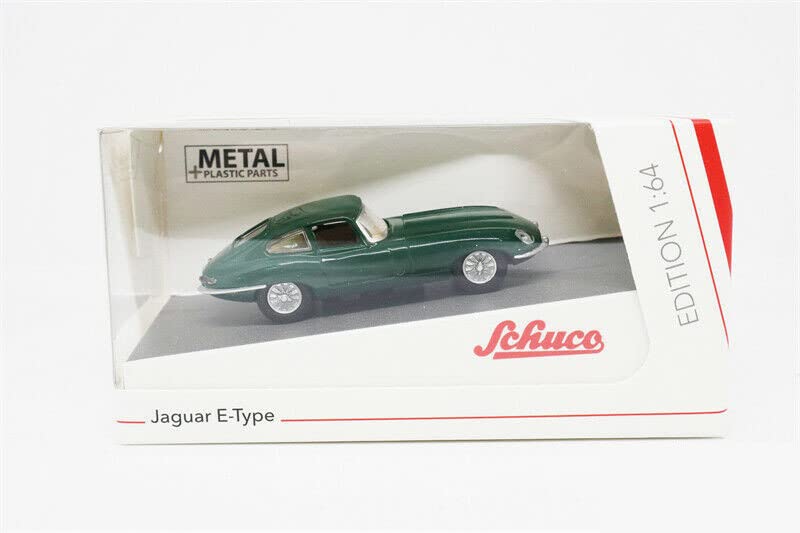 Amazon | シュコー 1/64 ジャガー Eタイプ 1962 グリーン SCHUCO