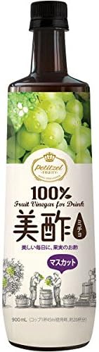 Amazon 韓国で定番の飲むお酢 プティチェル美酢マスカット 900ml ミチョ 割り材 通販
