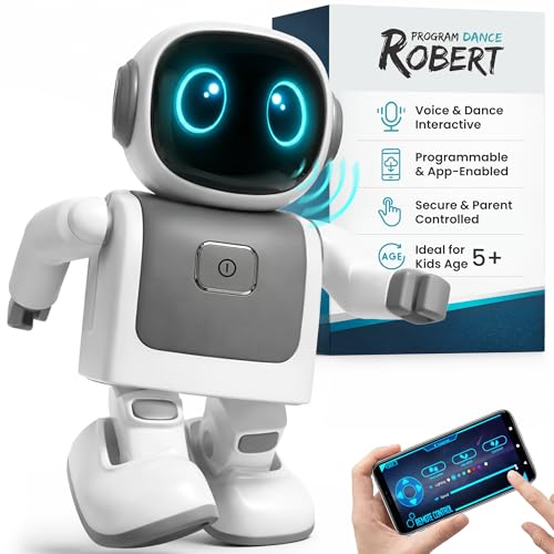 SmartyBot Smart Robots for Kids - Interactive Remote Control Robot Toy, Programmable Parental Monitoring with App & Voice Control, STEM Educational Gift for Boys & Girls Ages 4 5 6 7 8 9