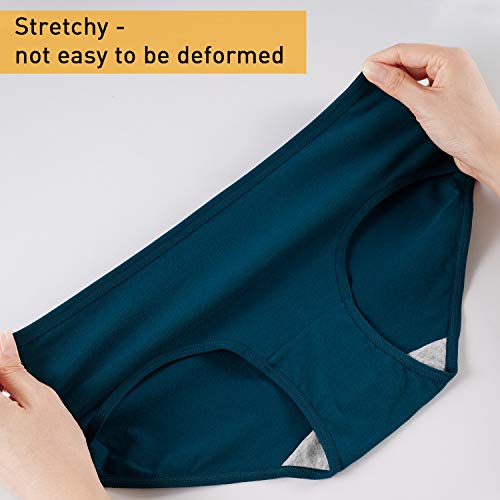 Image of INNERSY Womens Underwear Cotton Hipster Panties Regular & Plus Size 6-Pack