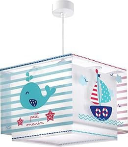 Dalber Petit Marin Kinder Deckenleuchte Wal Blau
