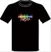 【The Best Deal】OriGlam LED Shirt Sound Activated Shirt Beat to the Music Light Up T-shirt (M)