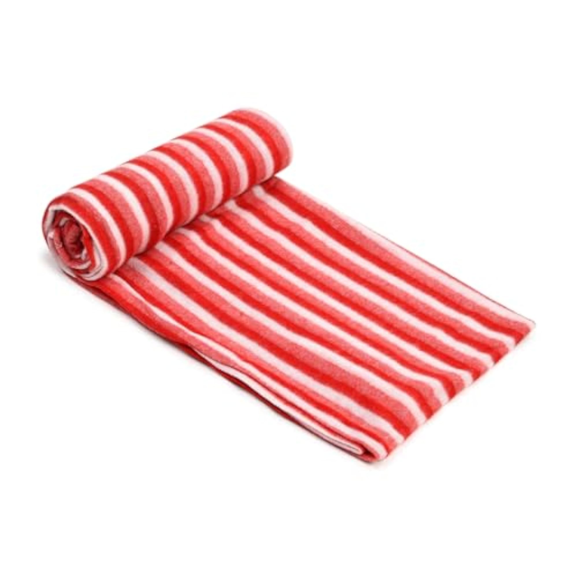 All Season Multipurpose Single Bed Polar Fleece Blanket, Red