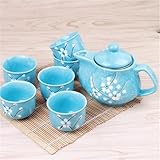 Photo Gallery set con teiera 1 pentola 6 tazze bicchieri in ceramica teiera home office set da tè bollitore drop shipping di teiere con fiori ciliegio set da tè portatile(type-b) Photo Gallery set con teiera 1 pentola 6 tazze bicchieri in ceramica teiera home office set da tè bollitore drop shipping di teiere con fiori ciliegio set da tè portatile(type-b)