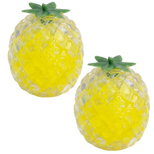 2 PCS Pineapple squishies squishiesPineapple Relax and Soothe Your Emotions Relief Raindrop squishiesSensory Fidget SquishiesFruit squishies for People 8 x 8 x 8 cm