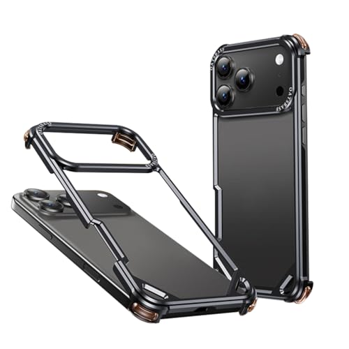 Coque iPhone 17 Pro Max protégeant l'appareil photo avec bumper métal