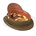 ANQIAO WW2 US Officer Visor Hat Crusher Wool Cap WWII Airborne (7 3/8)