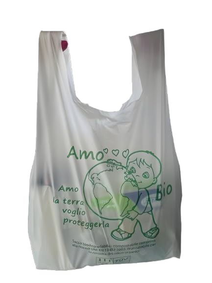 Sacchetti Biodegradabili SMA GROUP - Shopper Bio Compost 30x60 Cm, Portata 4 Kg - Foto 7