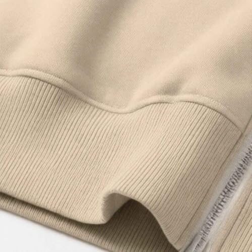 Mens Full Zip Hoodie Sleeve Zip Pocket Kangaroo Pockets Casual Sweatshirt - image 9