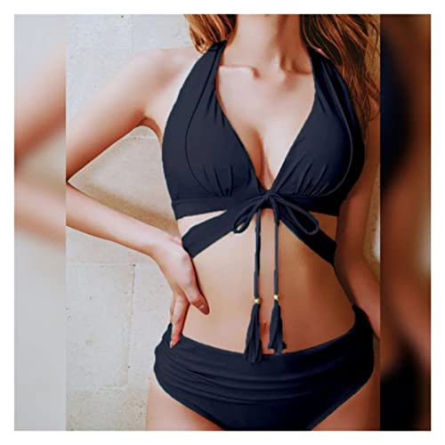 Maillot de bain 2 pièces bikini split pour femme CLSDRZC
