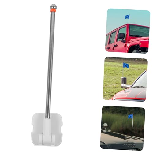INOOMP Base Do Mastro Suporte De Mastro De Carro Porta-bandeira De Carro Suporte De Mastro Magnético