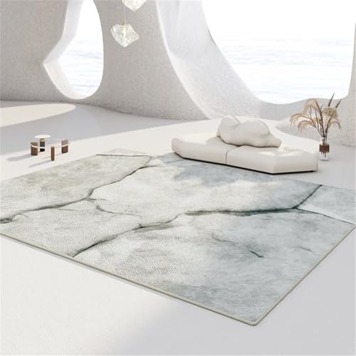 Tapis de salon simple gris 140x200cm pour chambre enfant et accessoires de canapé