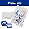 MED PRIDE Adhesive Island Dressing 2x3 in, Pack of 50 Sterile Bordered Wound Dressings, Highly Absorbent, Non-Stick, Latex-Free (2'' x 3.15'')