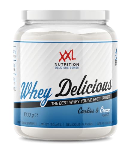XXL Nutrition Whey Delicious Protein - Vanille Geschmack 1000g