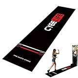 Dartmatte inklusive Einer Wurflinie - Tragbarer Bodenschutz mit aufgedruckter Wurflinie | Schützende Dart-Teppichmatte,Für Spielzimmer, Freizeitzentrum, Büro, Pausenraum, Keller, Garage, Wohnheim