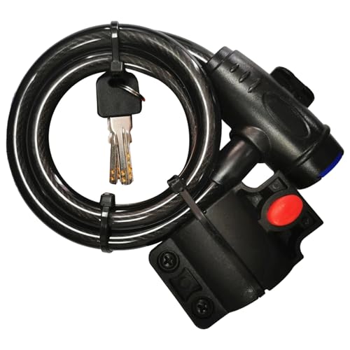 Tressify 2 Pcs All Steel Core Cable Lock, 47.2 In Anti-Theft, Universal For Mountain E, Security