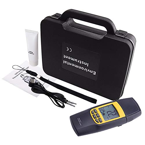 Medidor Digital de Espesor por Ultrasonido 1,2–220 mm, Medidor de Velocidad de Ondas para Acero, Aluminio, Cobre, Vidrio y Otros Materiales, con Certificación CE miniatura 3