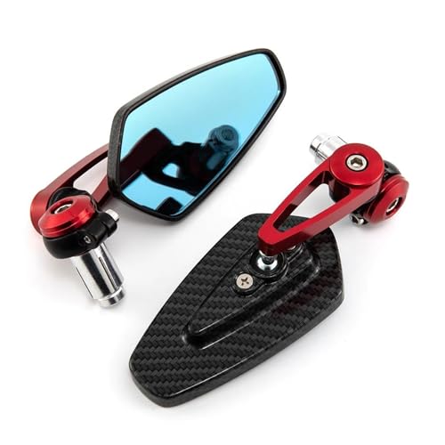 Espejos de manillar para Suzuki B-King y GSF1250 con retrovisores finales negros