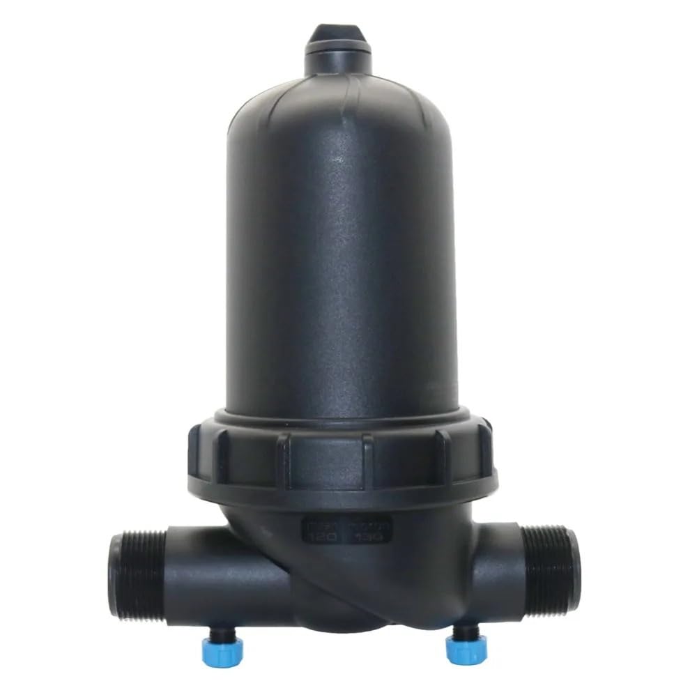 Filtro a Rete da 120 Maglie con Filettatura Maschio da 1,25", 1,5", 2", for irrigazione da Giardino, Agricoltura, irrigazione a Disco, Filtro for Acqua, Forniture for Giardino(1-1/2")