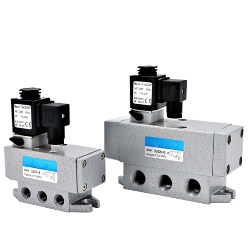 Électrovanne pneumatique Q24DH8 robuste de précision pour automates 220V - 4