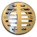 LASCO 03-1243 3-1/4-Inch with 2 Screws Shower Drain Grate, Chrome Plated