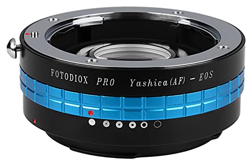 Image of Fotodiox Pro Lens Mount Adapter, for Yashica AF Lens to Canon EOS EF-Mount DSLR Cameras