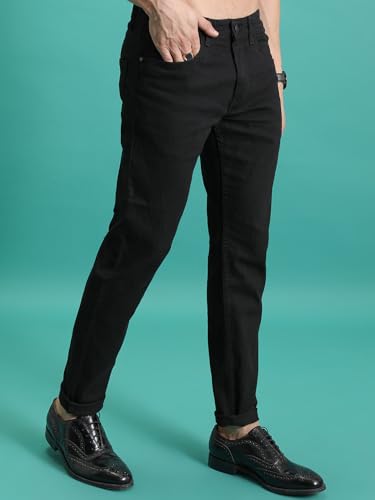 Image of Highlander Men's Straight Fit Jeans | Mid Rise | Stretchable | Designed for Comfort & Ease of Movement| Jeans for Man