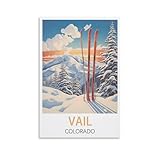 NPRZM Vintage-Metall-Blechschild, lustige Vail 