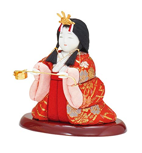 Amazon.co.jp: 雛人形 コンパクト 一秀 ひな人形 木目込人形飾り 官女