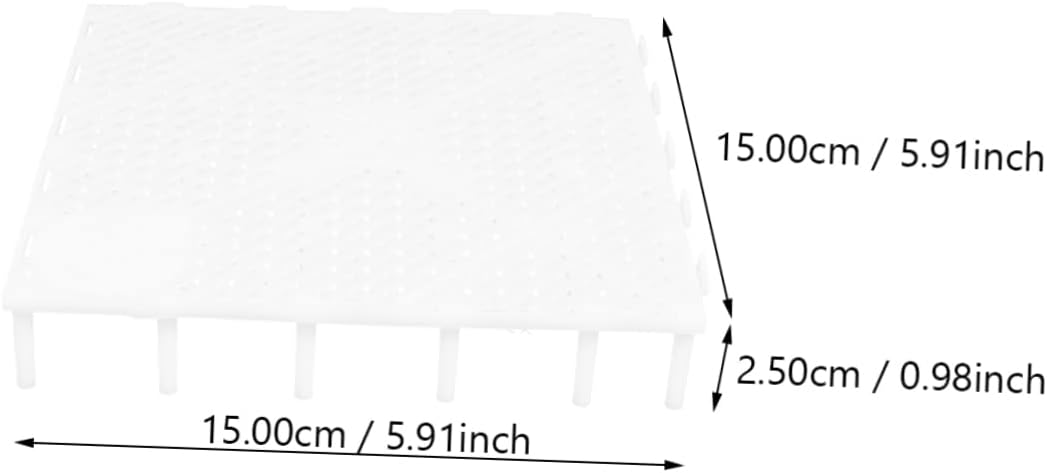 Plastic Aquarium Bottom Divider 10pcs Plate for Fish Tank Splice Permeability