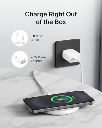 Belkin 15W Wireless Charging Pad, Qi Charger with Power Adapter - image 8