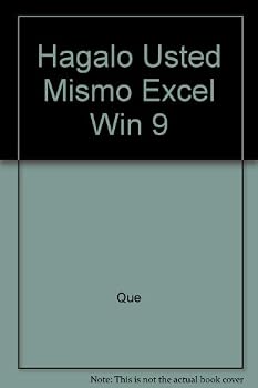 Paperback Hagalo Usted Mismo Excel Win 9 Book