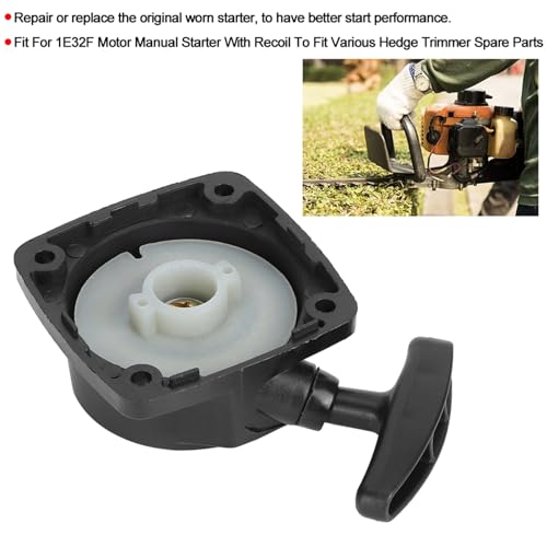 EIMSOAH Hand Pull Starter Universal Replacement for Hedge Trimmer Spare Parts Engine Accessory Compatible with 1E32F Motor strimmer recoil starter strimmer pull start Strauch- & Heckenscherenzubehör - Image 2