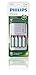 Produktbild Philips SCB4400NB/12 MultiLife Quick Akkuladegerät für 1-4 x AA/AAA (1-2x 9V, 100-240V) inkl. 4 x AA 2600mAh