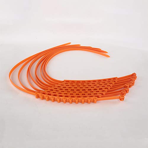 EDLSY Cadenas Universales De Nieve Cadenas De NeumáTicos 10 Piezas Apto Ancho De Llanta 145 A 285 Mm para La MayoríA De Los...