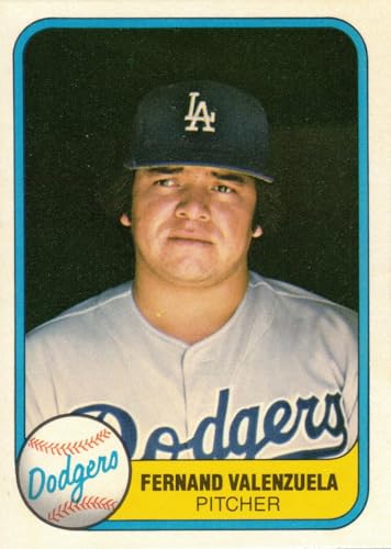 1981 Fleer Baseball #140 Fernando Valenzuela Rookie Card Dodgers