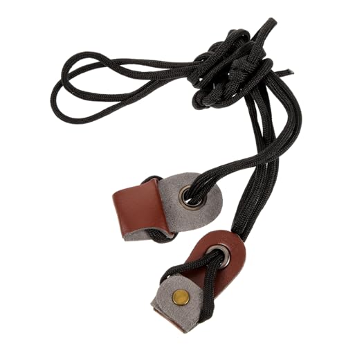 BESPORTBLE Cadena Funda De Cuerda De Arco Accesorios De Tiro con Arco Accesorios De Caza con Arco Objetivos De Tiro con Arco Tiro Al Arco Probador De Peso De Arco Percha De Proa Cuero Brown