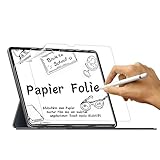【Anti-glare und Kompatibel mit Apple Pencil】: Mit matter Textur auf der Oberfläche, blendfrei und reduziert Fingerabdrücke auf dem Bildschirm, die Farbe und Definition des Originalbildschirms bleiben maximale Klarheit erhalten. Diese Displayschutzfolie ist dünn genug, um sicherzustellen, dass die Stricherkennung zwischen Ihrem Apple Pencil und iPad immer genau ist.