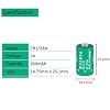 10 Pack CR 1/2 AA Series Lithium Battery 950mAh Cylindrical Battery
