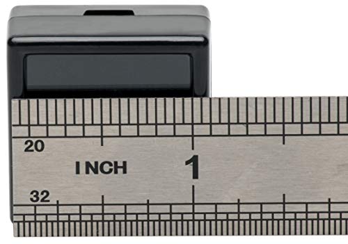 12 Pcs Loose Gemstone Display Box Jewelry Box Container With Glass Top Lids For Gems, Diamond,Diameter 1.1”(Black) #TOP1