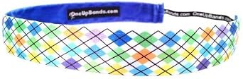 1051 Argyle Pastel Headband - Pack of 2 Multicoloured