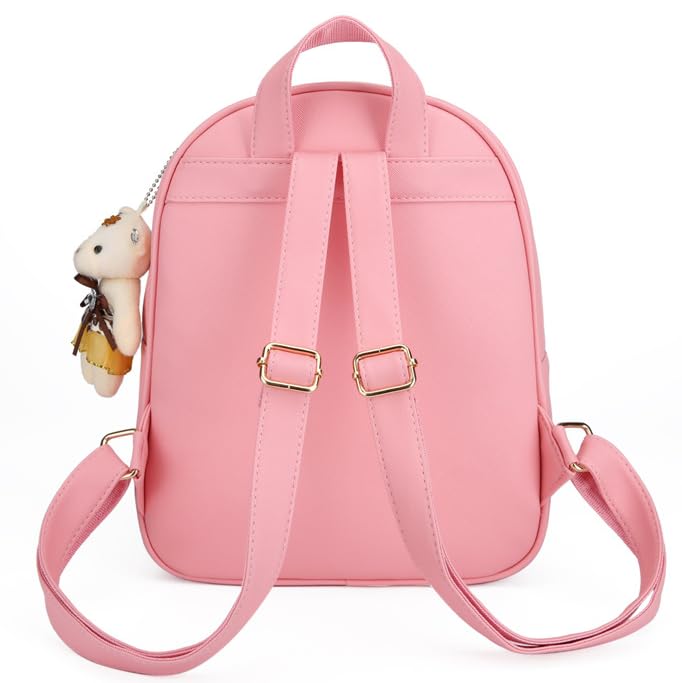 Image of Bizanne Fashion Stylish Front Embroidery Backpack for Women | Backpack For Girls | Gift For Girls | Rakhi Gift For Sister